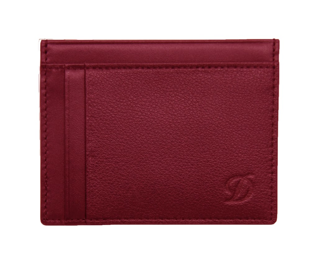 Red Leather Credit Card Holder